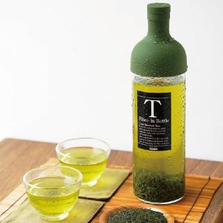 【小樽漁場】日本HARIO 酒瓶造型冷泡茶玻璃水壺(水瓶 玻璃瓶 過濾冷泡茶 茶壺)