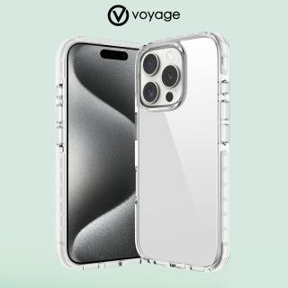 【VOYAGE】iPhone 16/16Plus/16Pro/16ProMax 超軍規防摔保護殼Pure Clear 純淨(環保塑膠 兩年抗黃保證)