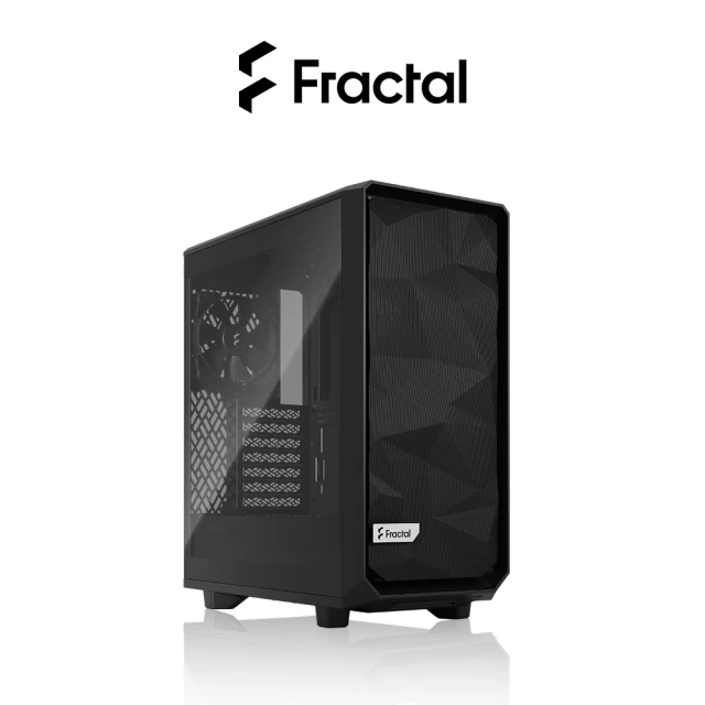 Fractal Design Meshify 2 Compact Lite ATX機殼(標誌性菱角網眼前面板 緊湊型ATX機殼)