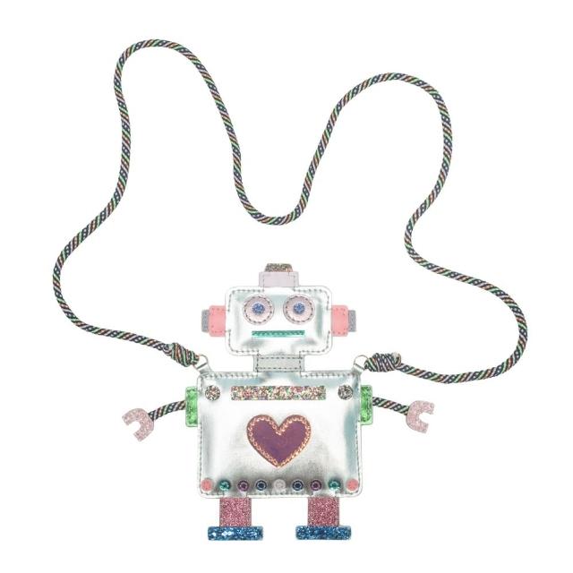 【Mimi&Lula】AW24_歡樂派對-機器人造型側背小包(側背包)