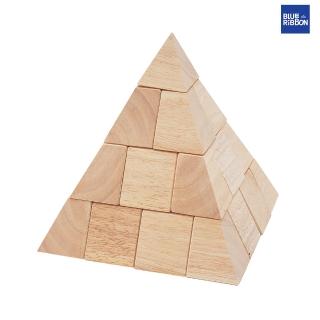 【BLUE RiBBON】金字塔幾何積木(木製積木)