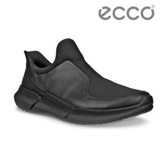 【ecco】BIOM 2.2 M 健步套入式休閒運動鞋 男鞋(黑色 83082451052)