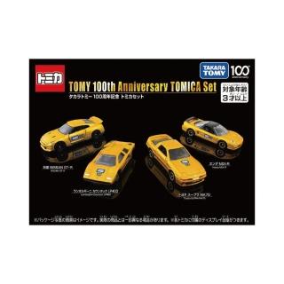【ToysRUs 玩具反斗城】Tomica多美TAKARATOMY 100週年紀念車組-含底座(兒童 玩具 玩具車 模型車)