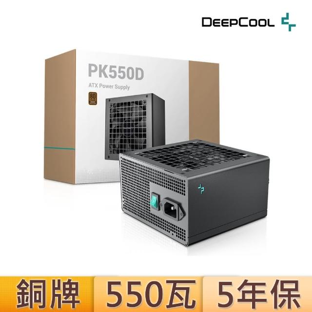 【DeepCool】九州風神 PK550D 550W 銅牌 電源供應器(長14公分/原廠5年保)