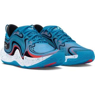 【UNDER ARMOUR】UA 男女同款 Spawn 6 MM 籃球鞋 運動鞋 男鞋 女鞋_3027259-400(藍色)