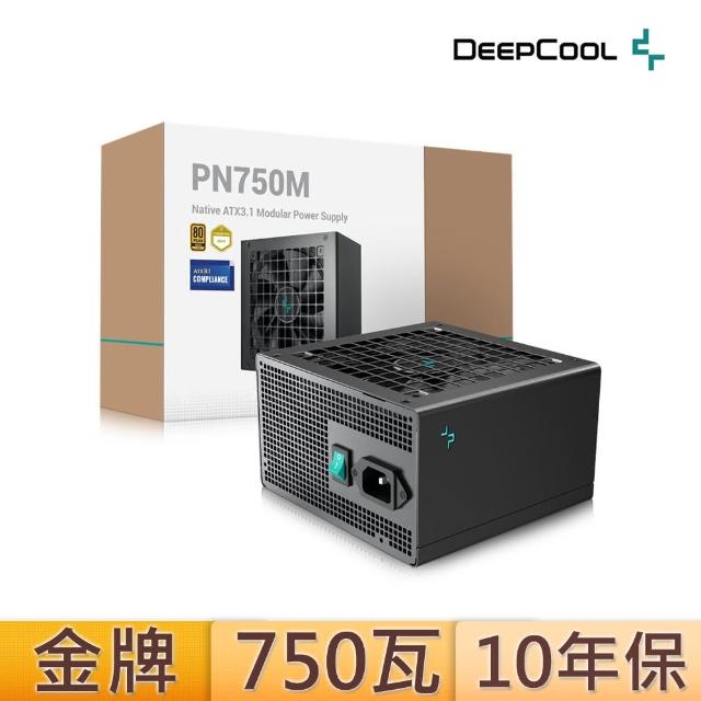 【DeepCool】九州風神 PN750M 750W 金牌 電源供應器(長14公分/全模組/原廠10年保/ATX3.1/PCIE 5.1)