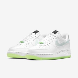 【NIKE 耐吉】W AIR FORCE 1 07 LX 白色 夜光 女鞋(CT3228-100)