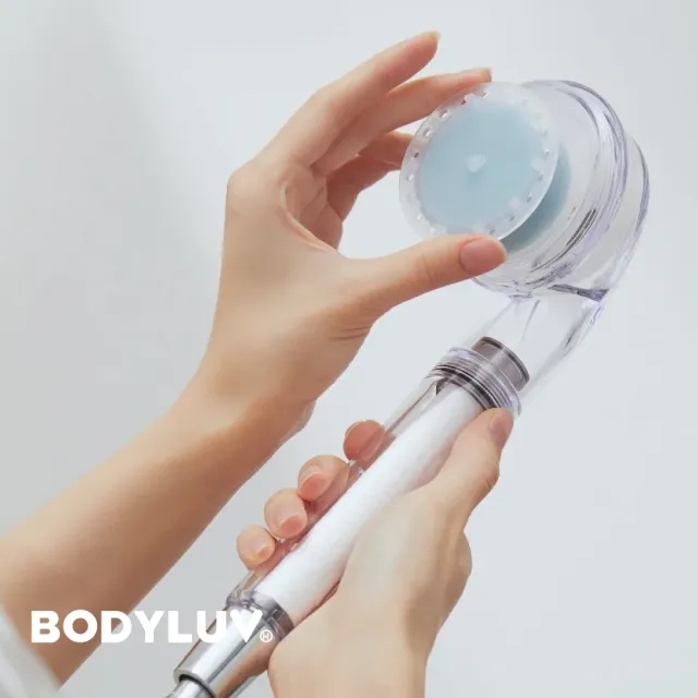 【BODYLUV | 光透基礎套組】純淨維他命蓮蓬頭1入+維他命濾芯3入