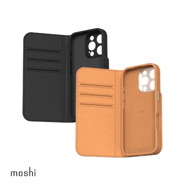 【moshi】Overture 磁吸可拆式卡夾型皮套  for iPhone 16 Pro(兼容MagSafe)
