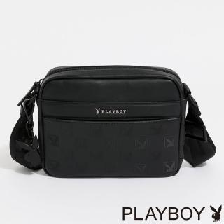 【PLAYBOY】斜揹包 Meaningful系列 - 黑色(黑色)