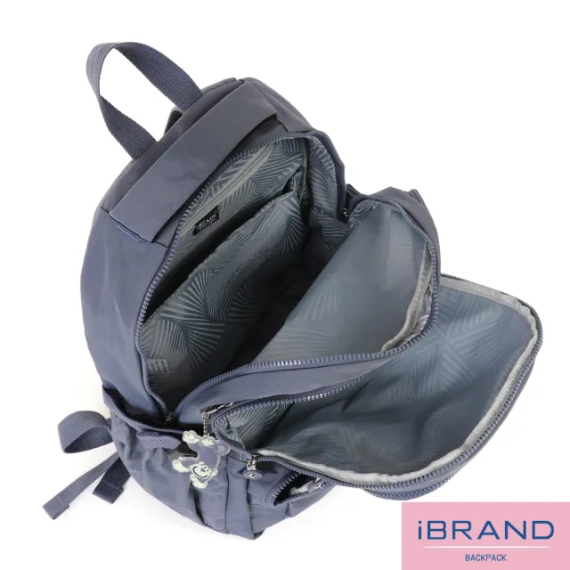 【iBrand】雙11 輕盈防潑水雙拉鍊多口袋後背包(防水包 多色任選)