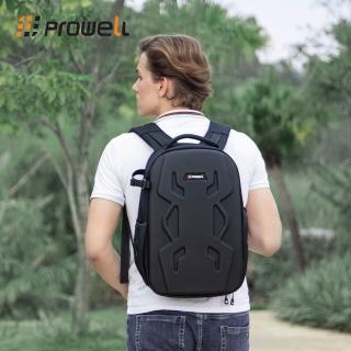 【Prowell】兩機多鏡EVA硬殼相機包後揹包 無人機包 攝影揹包 大容量後揹包 WIN-23018 贈防雨