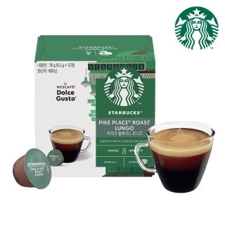 【NESCAFE Dolce Gusto】STARBUCKS 星巴克派克市場烘焙咖啡膠囊12顆/盒(適用雀巢多趣酷思咖啡機)