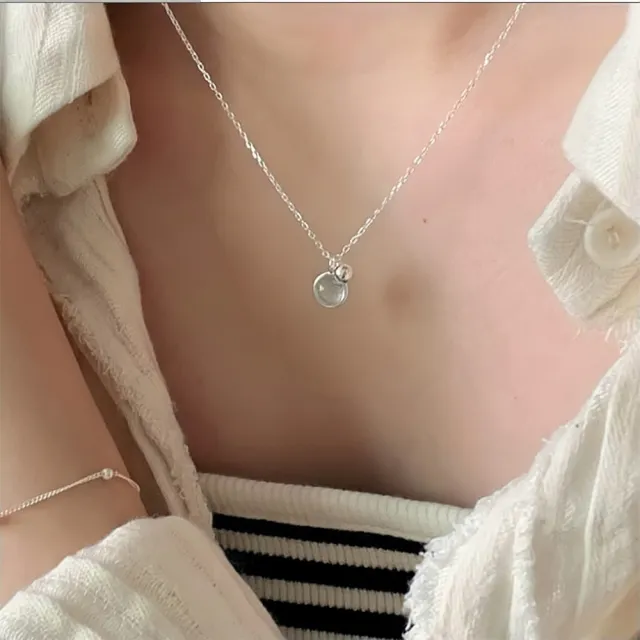 【MoonDy】水晶項鍊 女生項鍊 歐美項鍊 飾品 禮物閨蜜 女友生日禮物 開運 桃花 招財 好看 