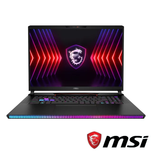 【MSI 微星】17吋i9 RTX4080黑神話悟空適用電競筆電(Raider GE78 HX/i9-14900HX/32G/1T/W11P/14VHG-697TW)