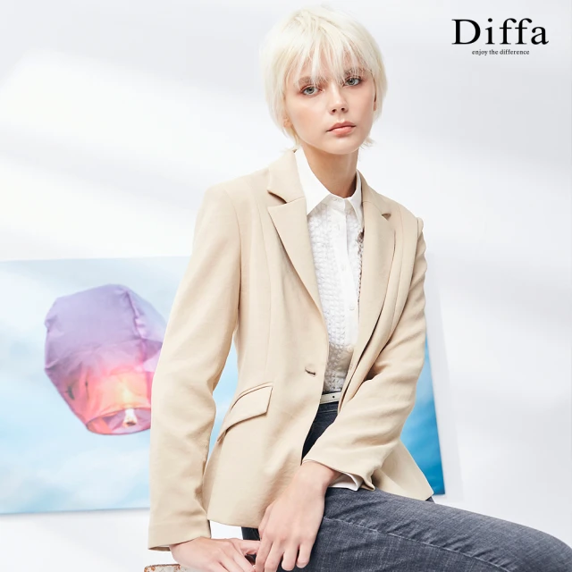 Diffa 時尚美型速乾抗UV西裝外套-女