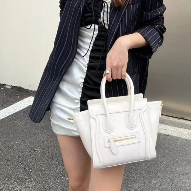 【MoonDy】雙11 經典包 女生包包 手提包 斜背包 肩背包 精品包 笑臉包 囧包 真皮包包 牛皮包包 