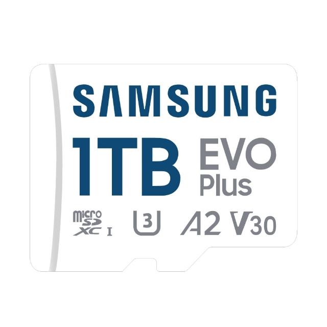 【SAMSUNG 三星】EVO PLUS microSDXC 1TB 160MB/s 記憶卡(平行輸入)