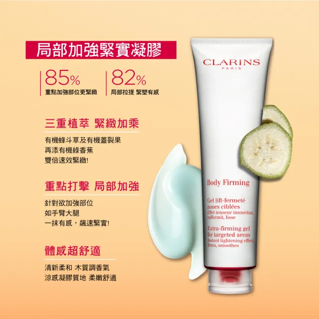 【CLARINS 克蘭詩】局部加強緊實凝膠150ml(緊實凝膠)