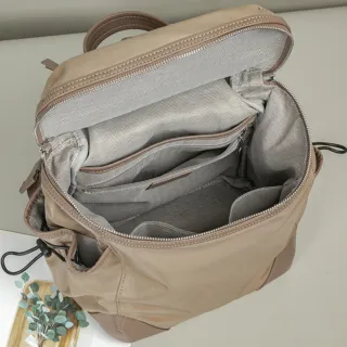 【LEESA】雙11 尼龍後背包\水桶包\水桶後背包\奶茶包包\黑色後背包\防潑水包包\大容量包包\媽媽