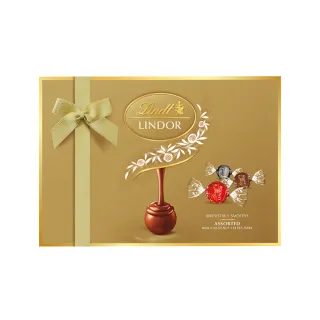 【Lindt 瑞士蓮】Lindor夾餡綜合巧克力禮盒 14入(168g/盒 情人節禮物)