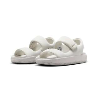 【NIKE 耐吉】Calm Sandal 女鞋 白色 麵包 厚底 QQ 泡棉 魔鬼氈 束帶 休閒 運動 涼鞋 FJ6043-002