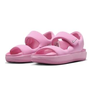 【NIKE 耐吉】涼鞋 Wmns Calm Sandal 女鞋 粉 魔鬼氈 緩衝 抓地 涼拖鞋 FJ6043-600