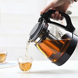 【網藝】玻璃飄逸壺-1800ML(泡茶壺/沖茶器/水壺)