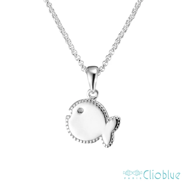 CLIO BLUE 普普風小魚純銀戒-925純銀 情人節禮物