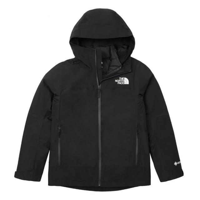 【The North Face】北臉 外套 女款 運動連帽外套 防潑水 防風 三合一 W MOUNTAIN LIGHT 黑 NF0A83RU4H0