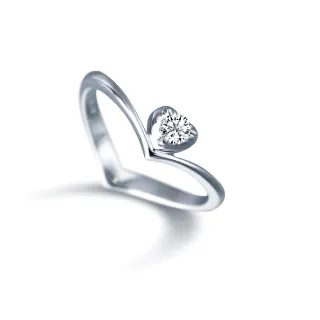 【彩糖鑽工坊】K金 鑽石戒指 皇冠戒 鑽石 9分鑽戒 (天然鑽石)