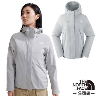 【The North Face】女 TWILIGHT 機能性WINDWALL防風防潑水保暖透氣連帽外套.休閒夾克(89Y2-A0M 星塵灰)