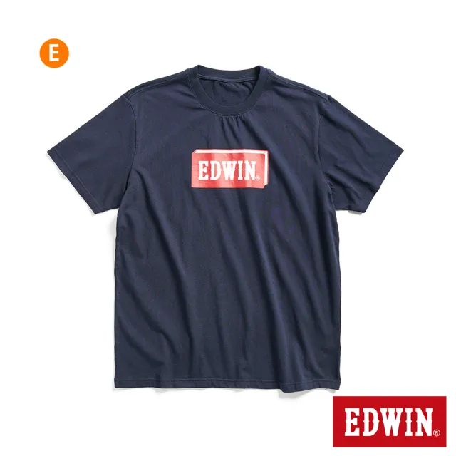 【EDWIN】男裝 網路款 純棉LOGO短袖T恤(共10款)