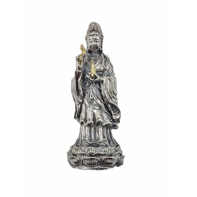 【家家銀飾手工坊】925純銀大慈大悲觀世音菩薩(普渡眾生慈悲為懷觀世音菩薩)