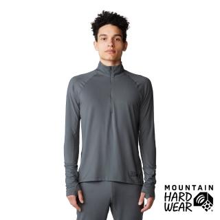 【Mountain Hardwear】Butter Up Half Zip 奶油感防曬半拉鍊長袖排汗衣 男款 火山黑 #2084661