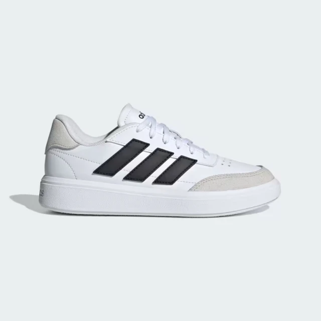 adidas 愛迪達 COURTBLOCK 兒童運動休閒鞋(ID6500 男童/女童 大童運動鞋 白)