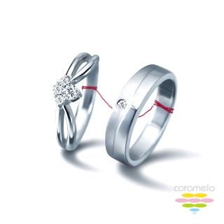 【彩糖鑽工坊】PT950 白金 鉑金 鑽石對戒 情人對戒 結婚對戒 鑽石戒指(天然鑽石 童話故事 系列)
