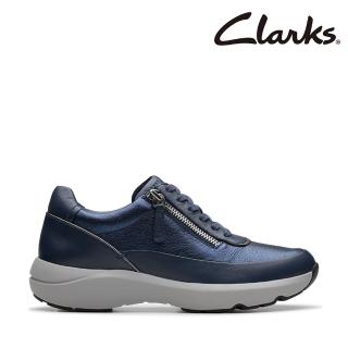 【Clarks】女鞋 Tivoli Zip 微尖頭側拉鏈輕盈休閒鞋(CLF79100C)