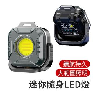 【LUYOO】迷你隨身LED工作燈 戶外露營燈 磁吸燈(投射燈/探照燈/照明燈)