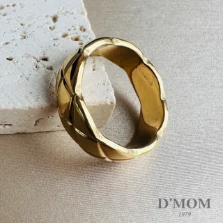 【DMOM】菱形格設計戒指