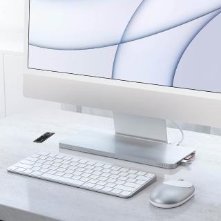 【Satechi】薄型擴充底座附 NVMe SSD 擴充 For iMac(銀色)