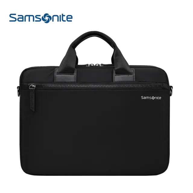 【Samsonite 新秀麗】DENDI-ICT BP5*002-14/13吋筆電手提/側揹包-黑色(電腦包)