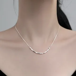【KT DADA】韓國項鍊 名牌項鍊 設計高級感 輕奢項鍊 學生生日禮物 鎖骨鏈項墜 女生飾品 全純銀