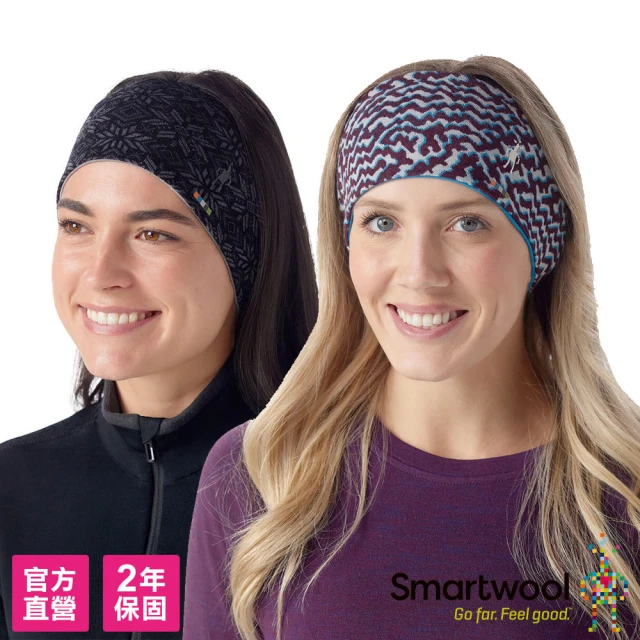 SmartWool Thermal 美麗諾羊毛 雙面 兩用 頭套 雪花黑灰 復古紫白紋(透氣 抗臭 吸濕排汗)