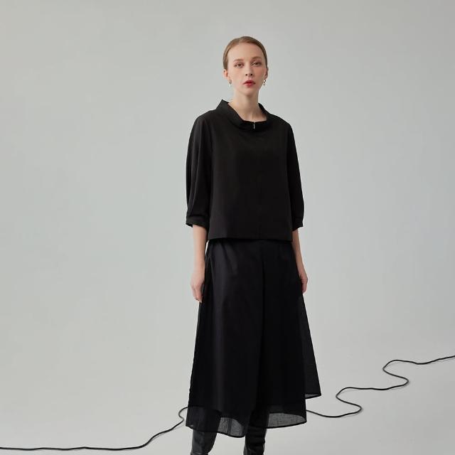 【giordano ladies】層次設計飄逸褲裙(02424500)