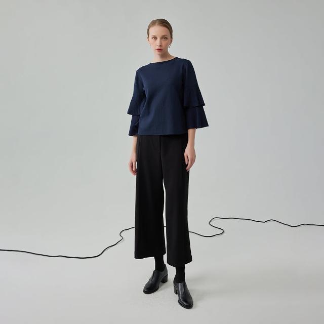 【giordano ladies】前開衩褲裙(02424501)
