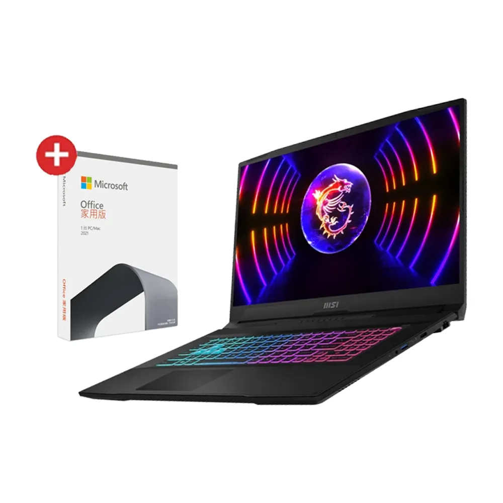 【MSI】Office 2021★ 17.3吋i7 13代 RTX4060電競筆電 (Katana/i7-13620H/16G/1TB/W11/089TW)