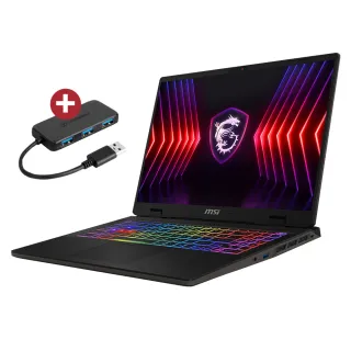 創見HUB組★【MSI】16吋 i7 RTX4060電競筆電(Sword 16 HX/i7-14650HX/16G/512G SSD/W11/B14VFKG-485TW)