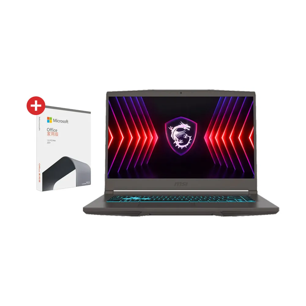 Office 2021★【MSI】15.6吋 i7 RTX3050-4G 電競筆電(Thin 15/i7-13620H/16G/512G SSD/W11/B13UC-1418TW)