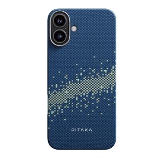 【PITAKA】iPhone16 Plus 航太纖維磁吸手機殼 山與銀河(13g 全球最薄 MagSafe)